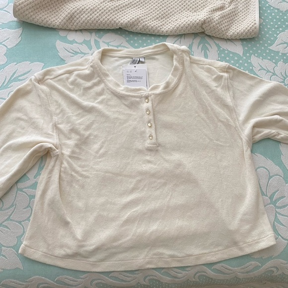 & Other Stories Terry Sweater 100% Organic Cotton - Picture 3 of 3